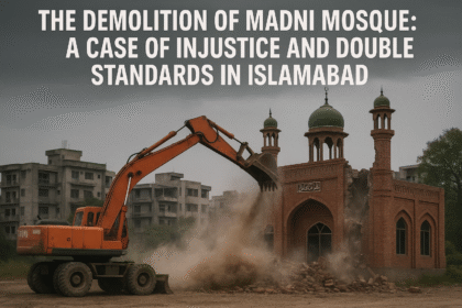 The demolition of Madni Mosque
